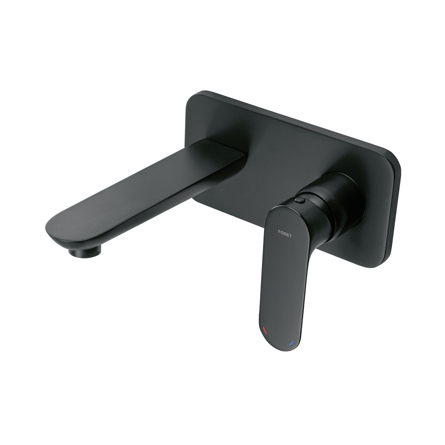 RIM-92M Monomando a pared para lavabo, negro, FOSET RIVIERA