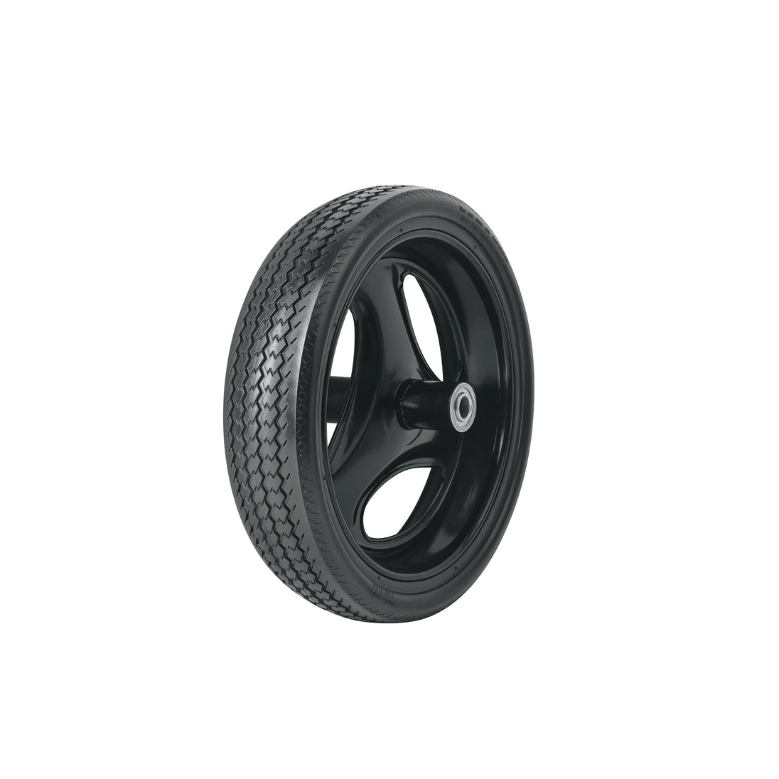RN-X13 Llanta completa imponchable 13-1/2", incluye eje y baleros