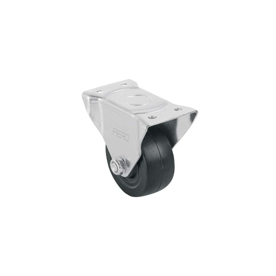 RO-113 Rodaja hule 3", placa fija con buje, carga 50 kg, FIERO
