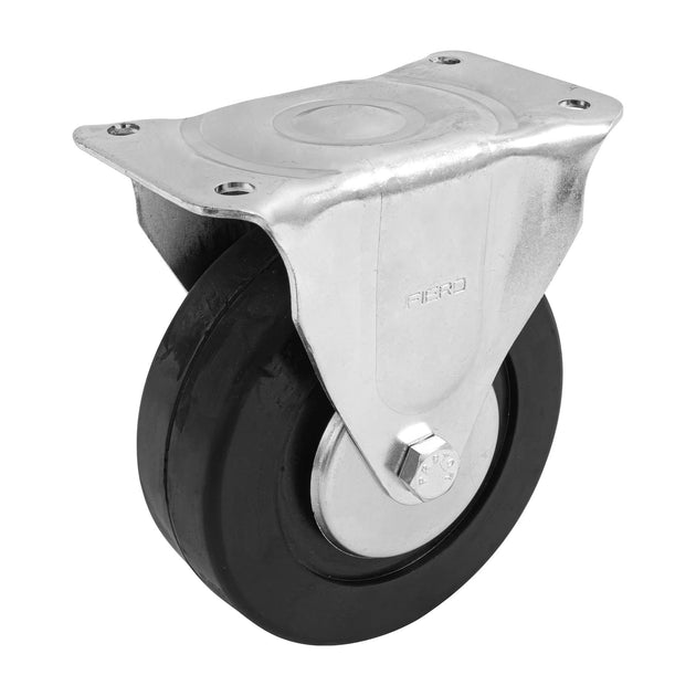 RO-116 Rodaja hule 6", placa fija con balero, carga 150 kg, FIERO