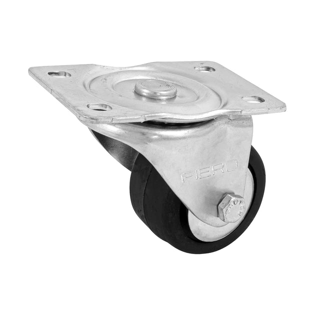 RO-1212 Rodaja hule 2-1/2", placa giratoria c/balero, carga 50kg