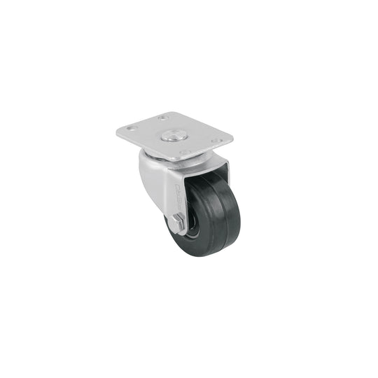RO-129 Rodaja hule 2", placa giratoria c/balero, carga 40kg, FIERO