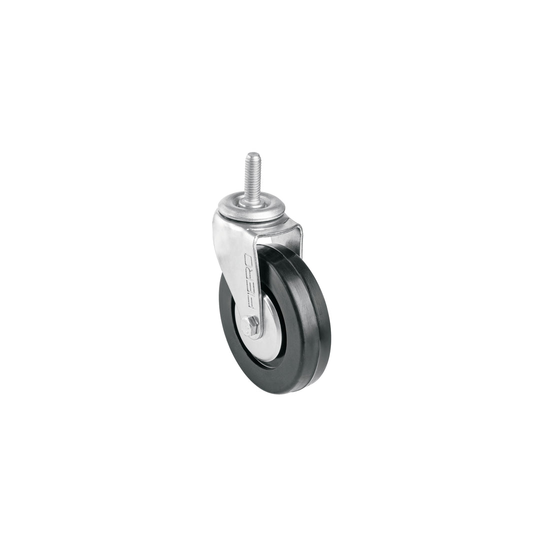 RO-1324 Rodaja hule 4", con espiga roscada, carga 50kg, FIERO
