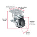 Rueda Giratoria Fiero RO-159 2" Hule 40 kg | Placa Galvanizada