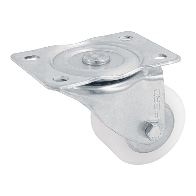 RO-224 Rodaja de polietileno 2-1/2 placa giratoria con balero FIERO