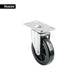 Rueda Giratoria Pretul RO-5PUG Poliuretano Placa 120x80mm No Marca Pisos