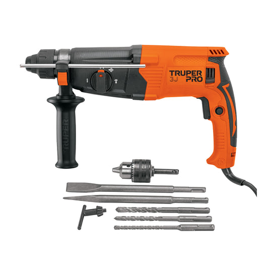 ROEL-30A Rotomartillo SDS Plus 3.2 Joules, 800W, TRUPER PRO