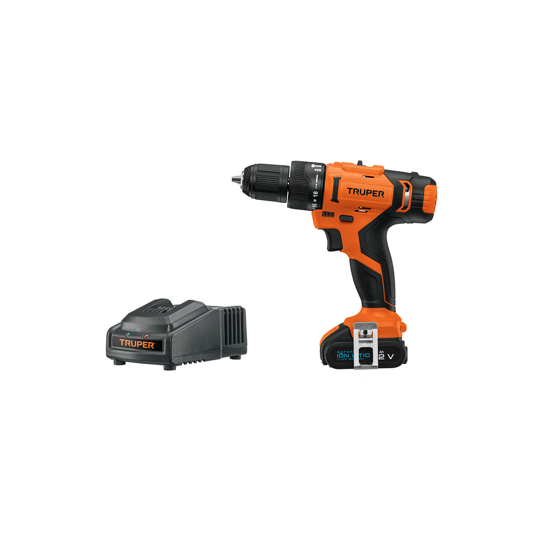 ROTI-12A Rotomartillo 3/8", 12V, 1 batería 2Ah, PRO