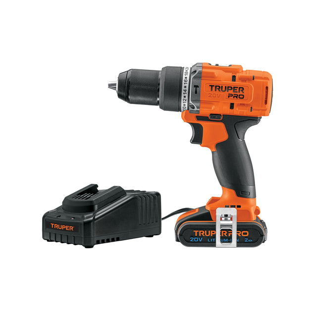 DOS Rotomartillo 1/2", 20V, 1 batería 2Ah, TRUPER PRO