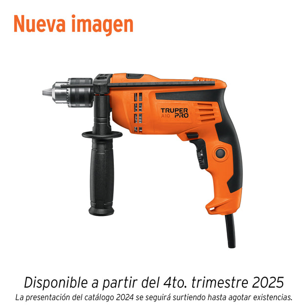 ROTO-1/2A10 Rotomartillo/destornillador 1/2", 600W, TRUPER PRO