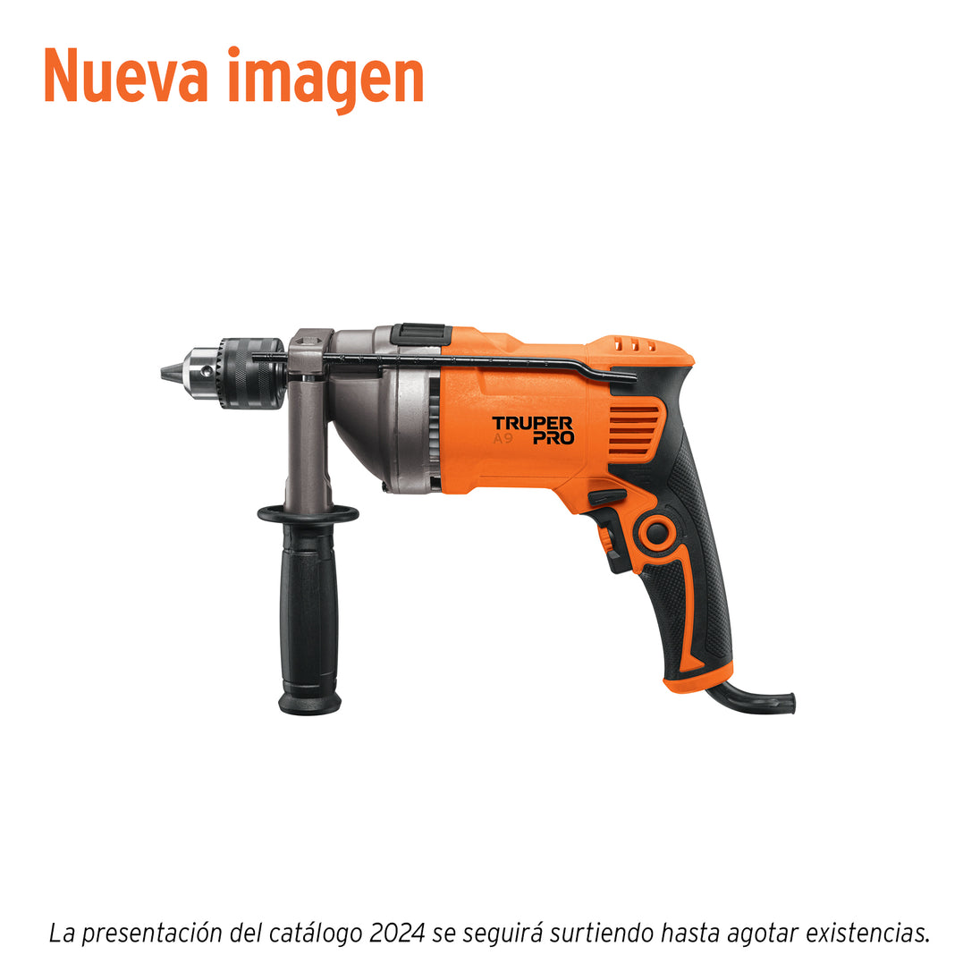 ROTO-1/2A9 Rotomartillo/destornillador 1/2", 850W, TRUPER PRO