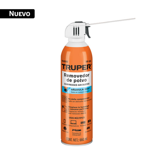 Limpiador de Contactos Truper RP-66 660 ml | Válvula 360°