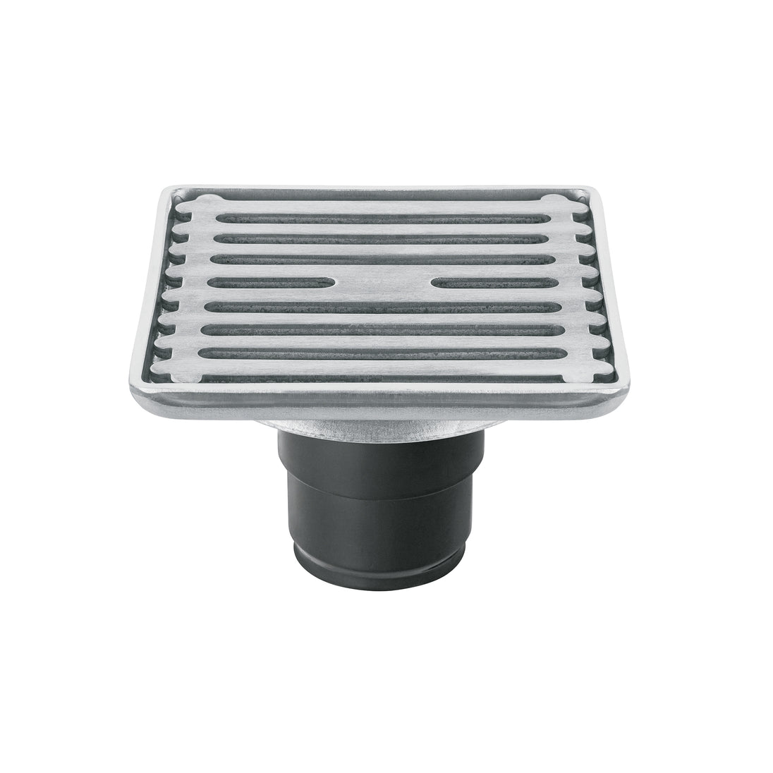 RS-701 Resumidero cuadrado 4" x 4", acero inoxidable, AQUA