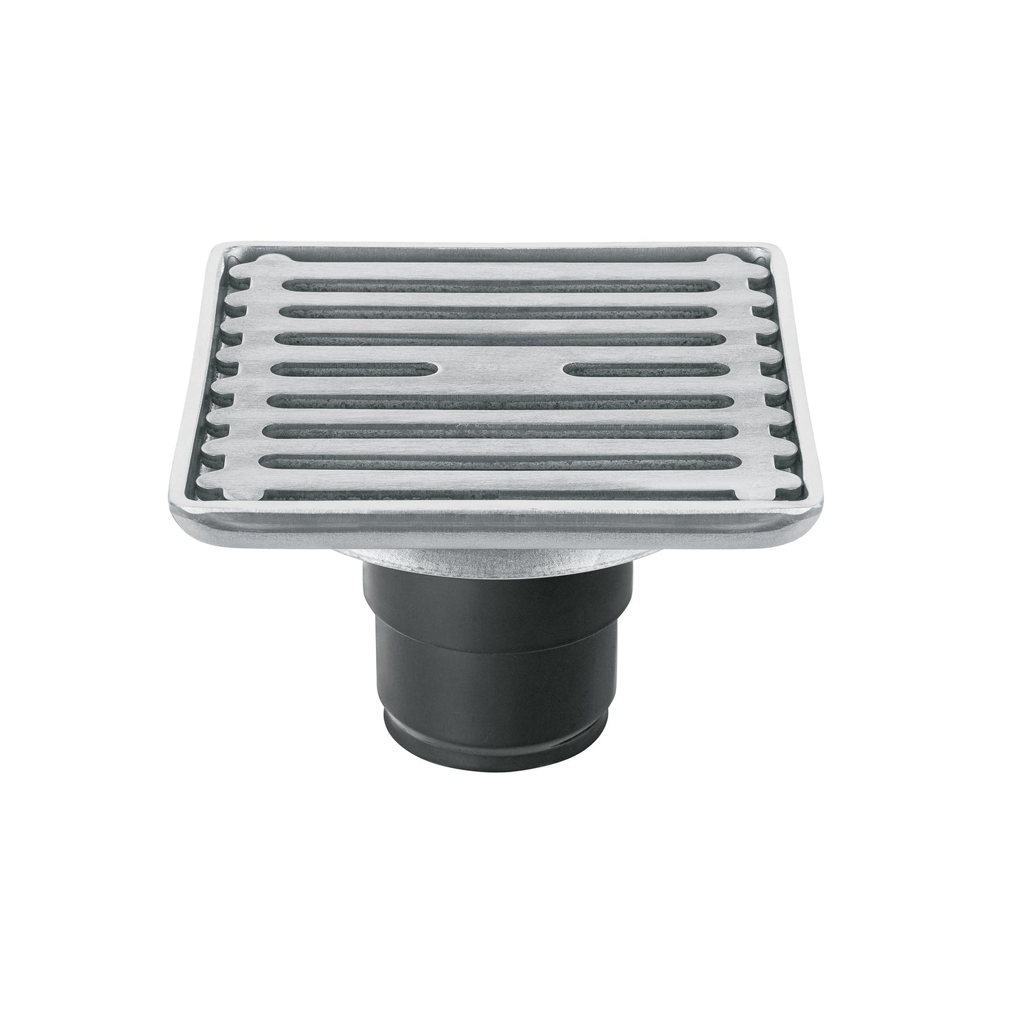 RS-701 Resumidero cuadrado 4" x 4", acero inoxidable, AQUA