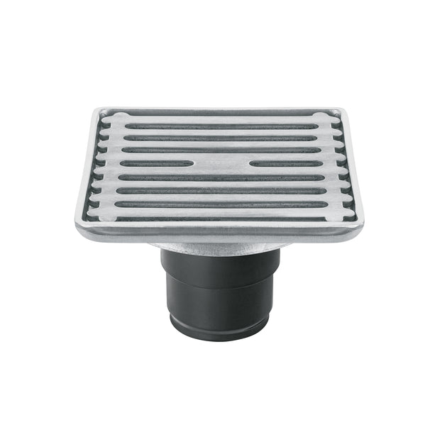 RS-701 Resumidero cuadrado 4" x 4", acero inoxidable, AQUA