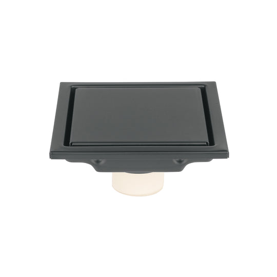 RS-703M Resumidero reversible 4", anti olores, acero inox, negro, AQ