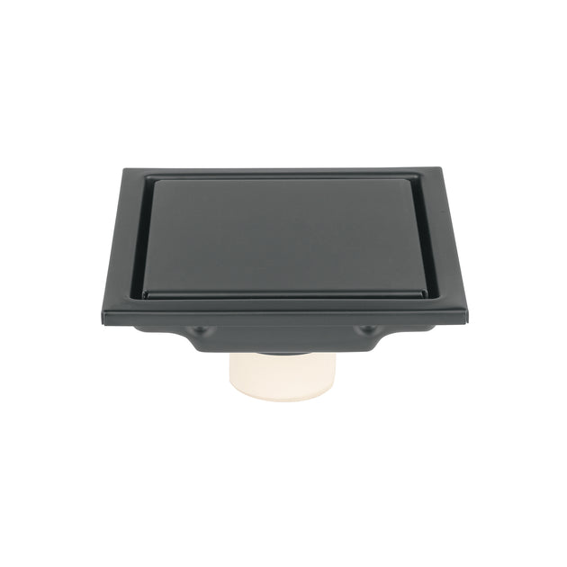 RS-703M Resumidero reversible 4", anti olores, acero inox, negro, AQ