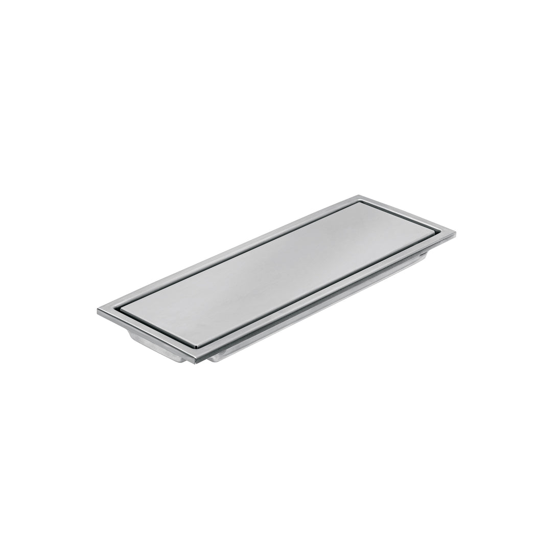 RS-704 Resumidero rectangular 30x11cm reversible, inox, FOSET AQUA