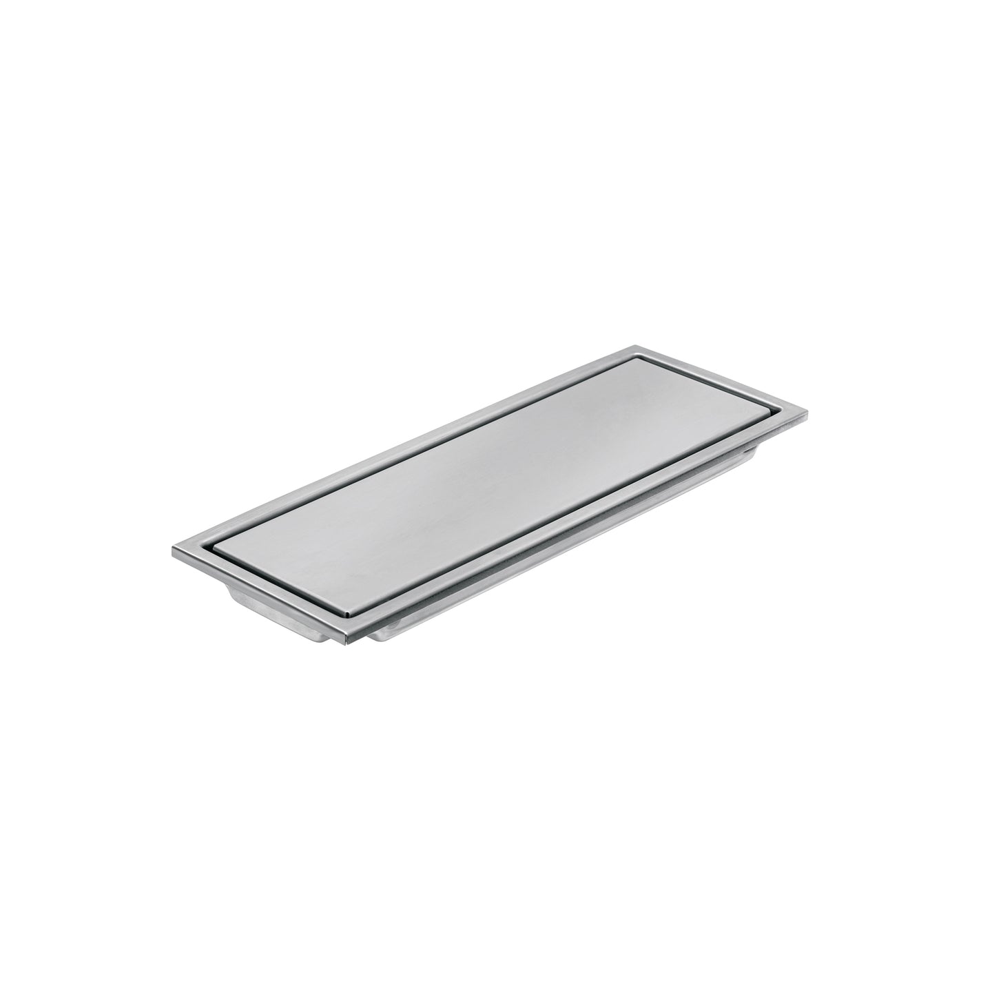 RS-704 Resumidero rectangular 30x11cm reversible, inox, FOSET AQUA