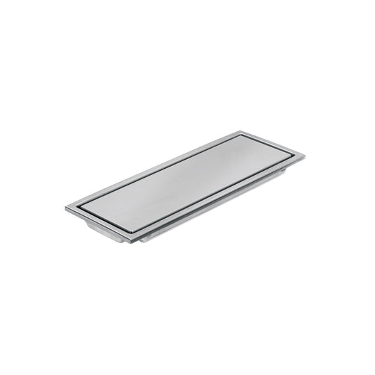 RS-704 Resumidero rectangular 30x11cm reversible, inox, FOSET AQUA