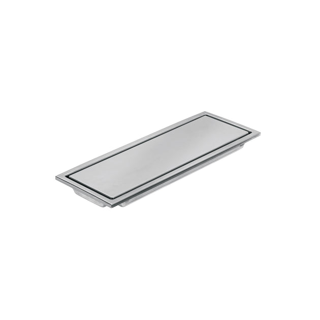 RS-704 Resumidero rectangular 30x11cm reversible, inox, FOSET AQUA