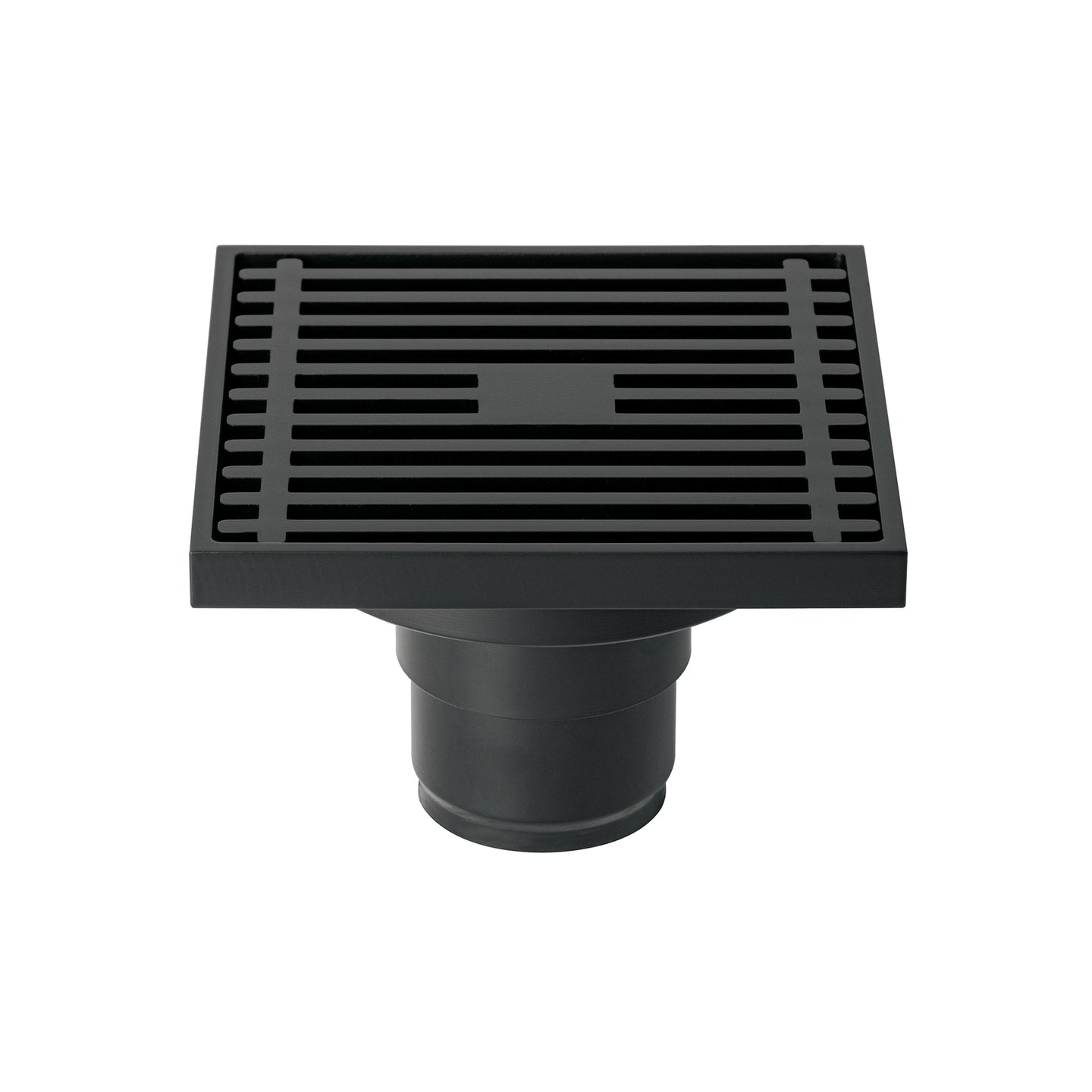 RS-801M Resumidero cuadrado 4 x 4", latón, negro, FOSET RIVIERA