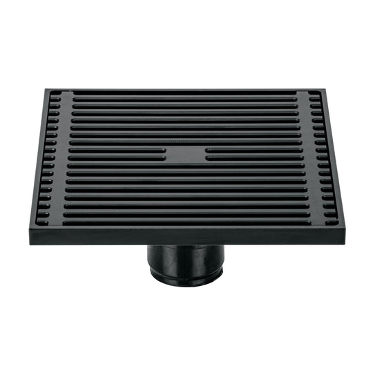 RS-802M Resumidero cuadrado 6 x 6", latón, negro, FOSET RIVIERA