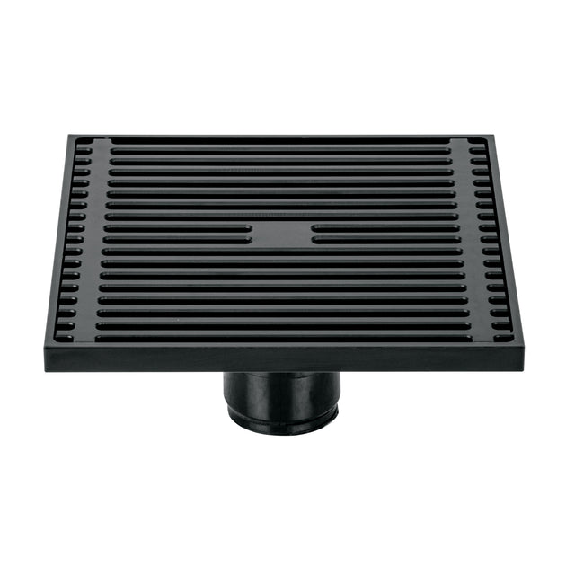 RS-802M Resumidero cuadrado 6 x 6", latón, negro, FOSET RIVIERA