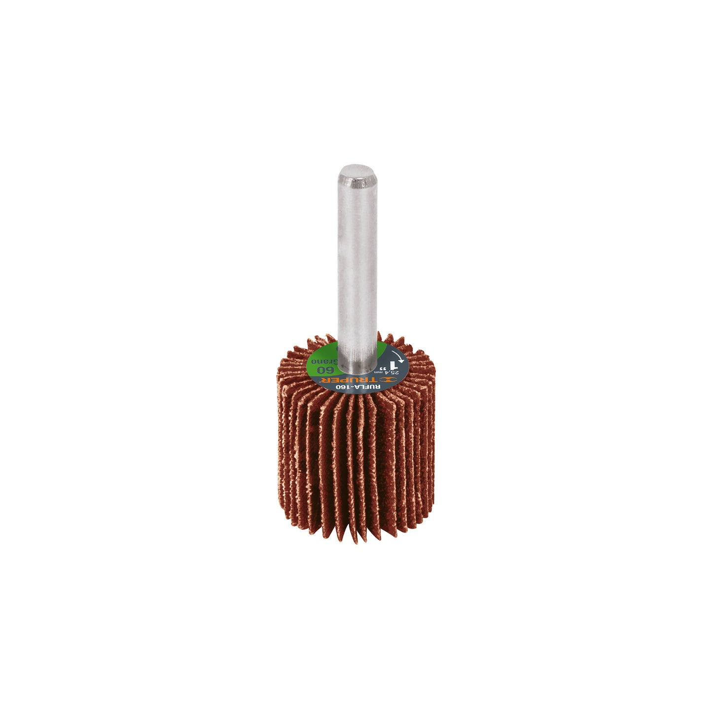 RUFLA-160 Rueda flap de 1", grano 60, Truper