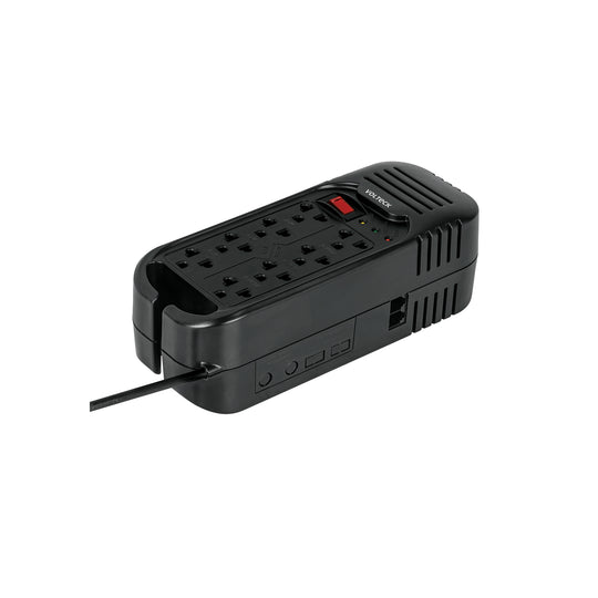 RV-1600 Regulador de voltaje de 1600 VA / 800 W 8 contactos, VOLTECK
