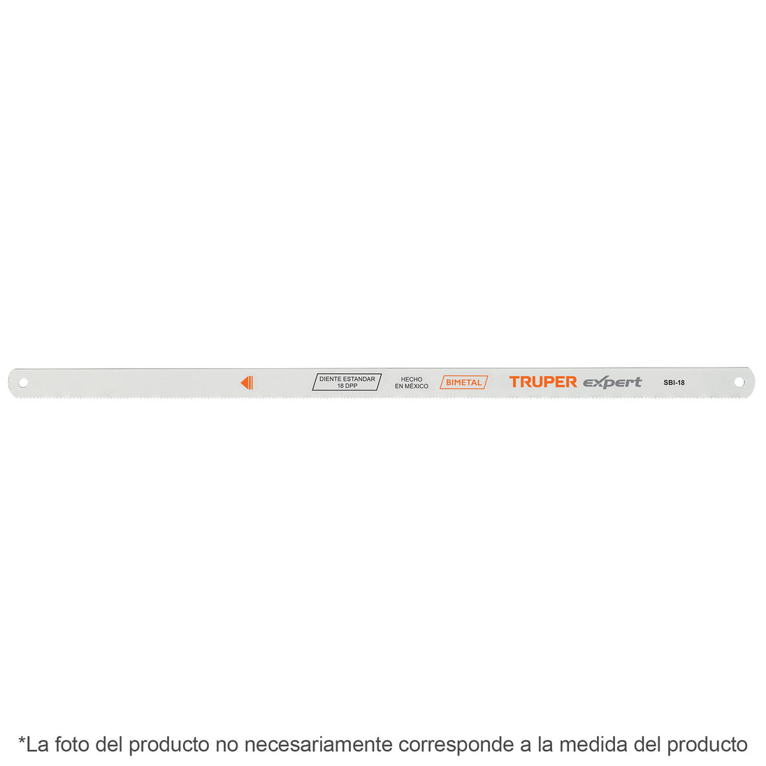 SBI-18/2 Blíster con 2 seguetas bimetálicas de 18 DPP, Truper Expert
