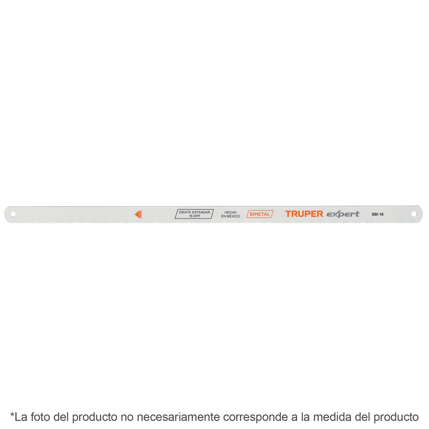 SBI-18/2 Blíster con 2 seguetas bimetálicas de 18 DPP, Truper Expert