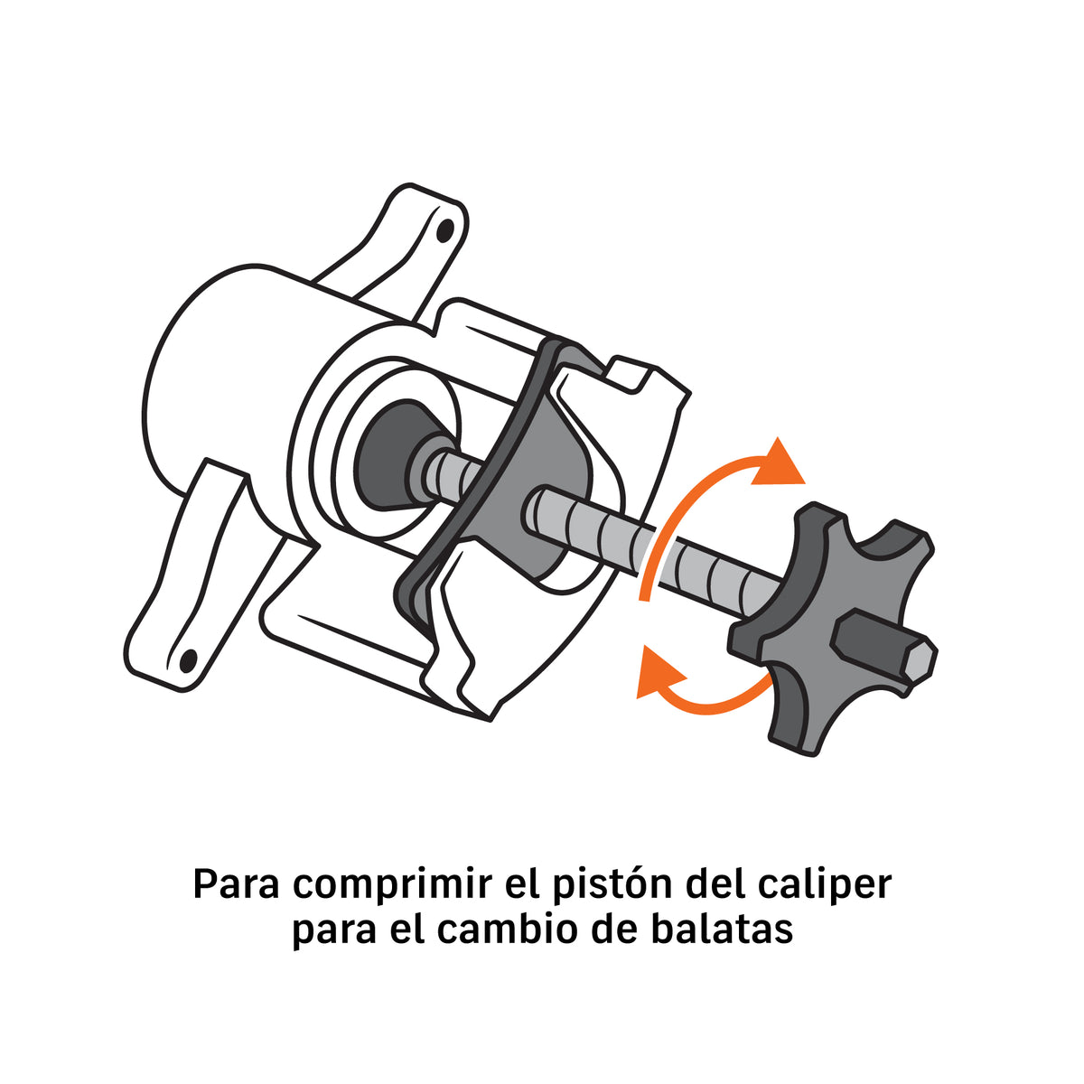 Compresor Pistón Caliper Truper SEB-516 | Cambio Balatas