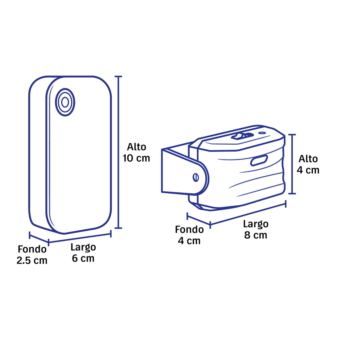 Volteck Sensor Movimiento Inalámbrico Timbre 7m 180° SEMO-ALI