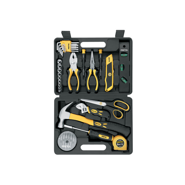 SET-42 Juego de herramientas, Comfort Grip, 42 piezas, PRETUL