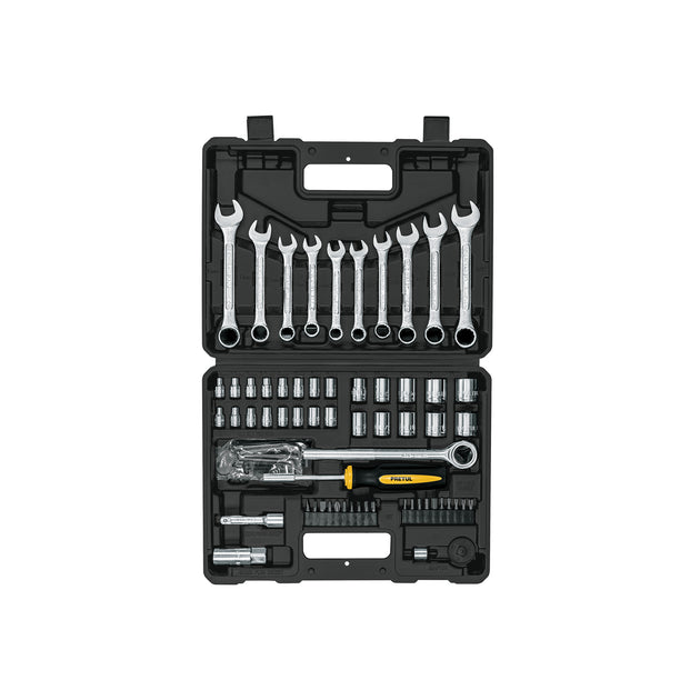 SET-73 Juego de 70 herramientas 1/4" y 3/8" para mecánico, Pretul