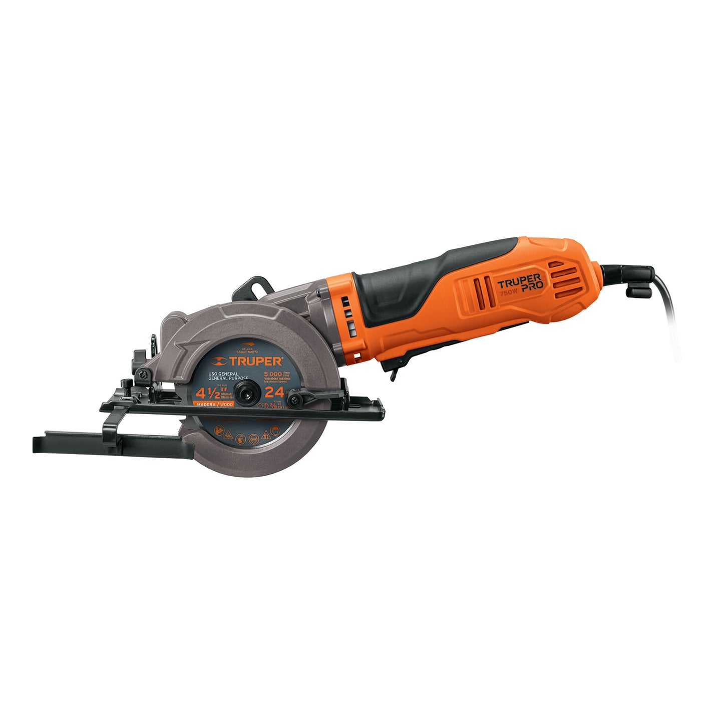 SICI-4-1/2A Sierra circular compacta 4-1/2", 750W, TRUPER PRO