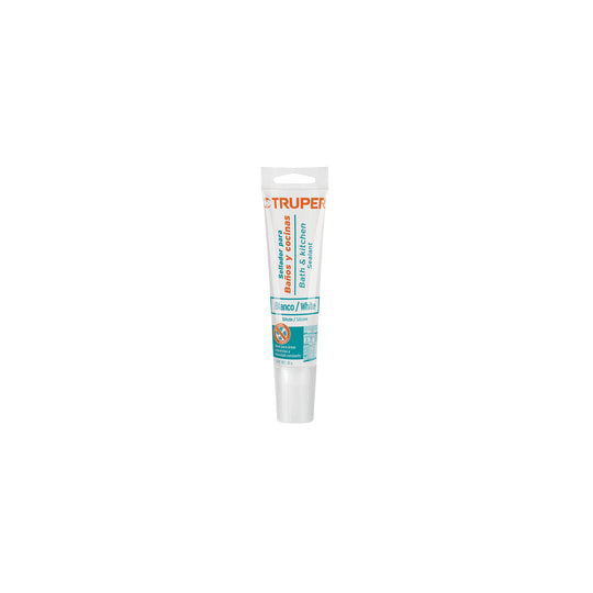 SIL-85BCB Sellador blanco para baños y cocinas, 85 g, Truper
