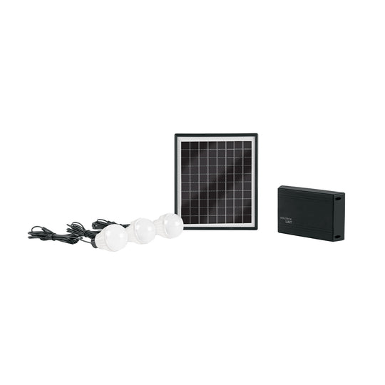 SIS-306L Sistema de iluminación Solar 6 W con 3 lámparas LED, VOLTECK