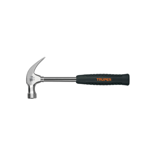 SJ-16 Martillo pulido 16 oz uña curva, mango tubular c/neopreno