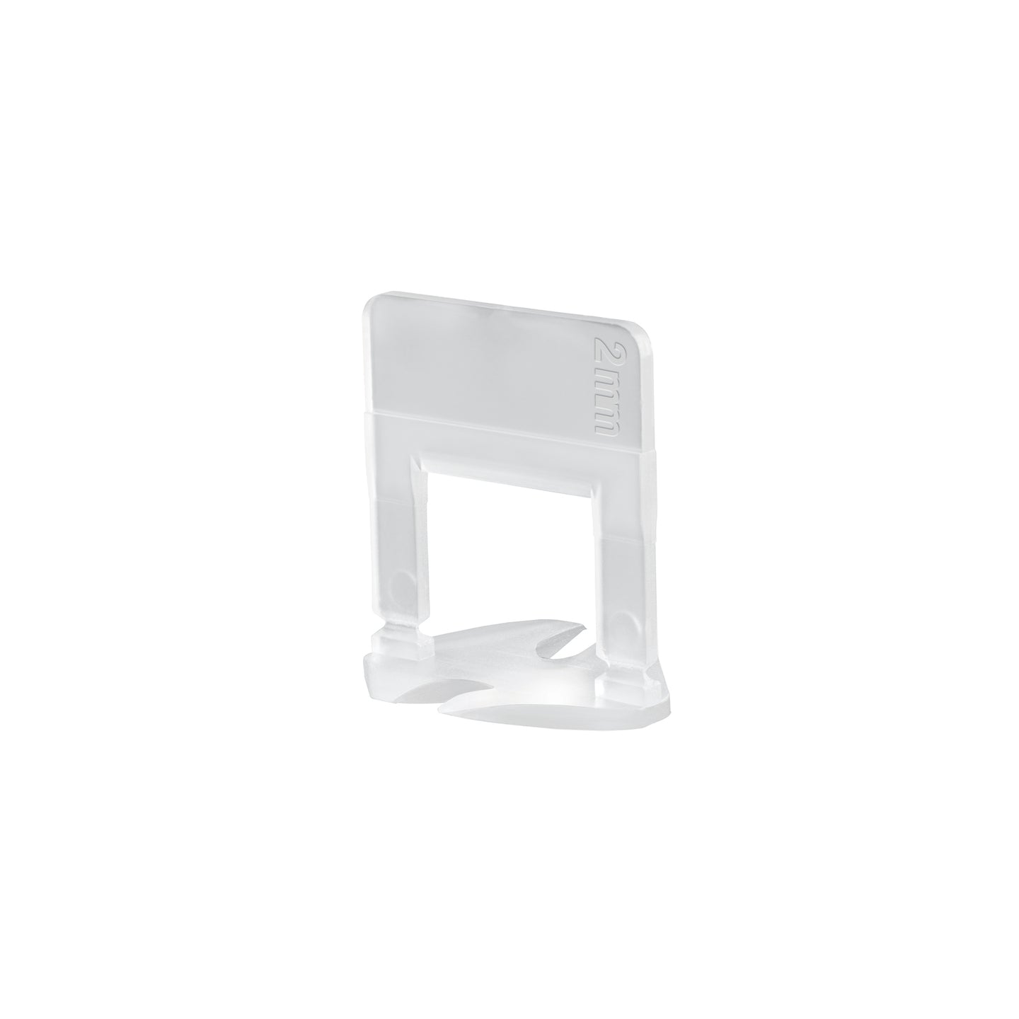 SN-CL20C Bolsa c/100 anclas curvas de 2mm para nivelación de azulejos