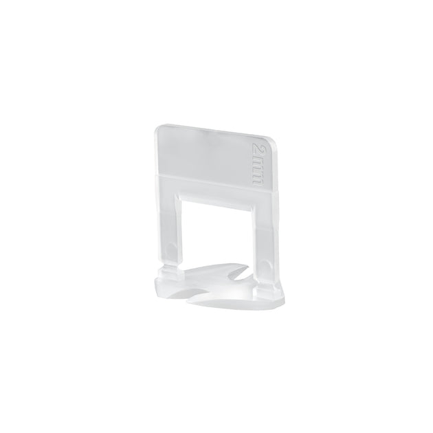 SN-CL20C Bolsa c/100 anclas curvas de 2mm para nivelación de azulejos