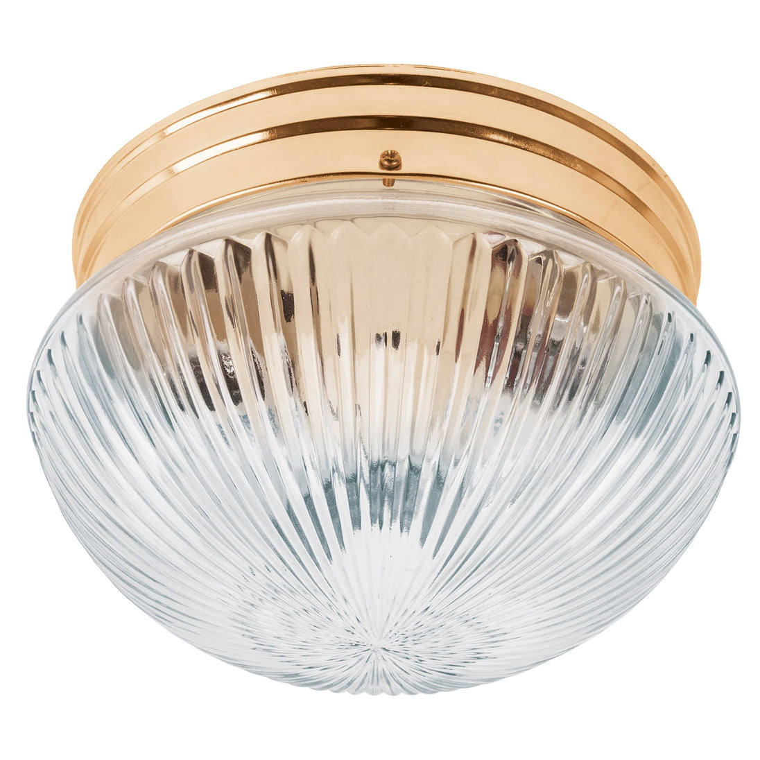 SOB-100S Luminario decorativo 15x24 cm pantalla cristal, s/lámparas