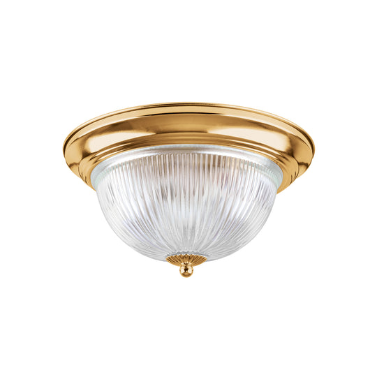 SOB-101S Luminario decorativo 15x28 cm pantalla cristal, s/lámparas