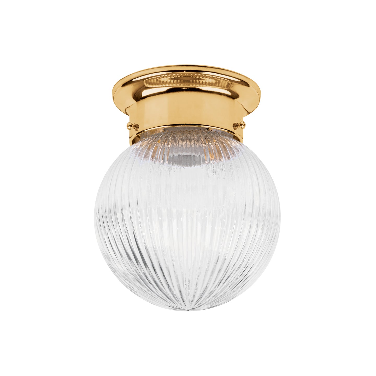 SOB-102S Luminario decorativo 19x16 cm pantalla cristal, sin lámpara