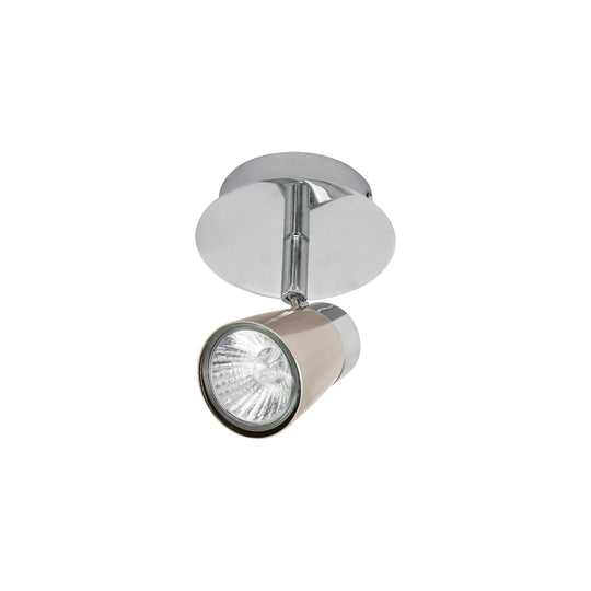 SOB-301S Luminario de sobreponer con 1 spot base GU10, Volteck