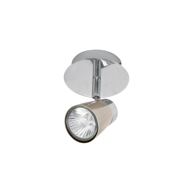 SOB-301S Luminario de sobreponer con 1 spot base GU10, Volteck