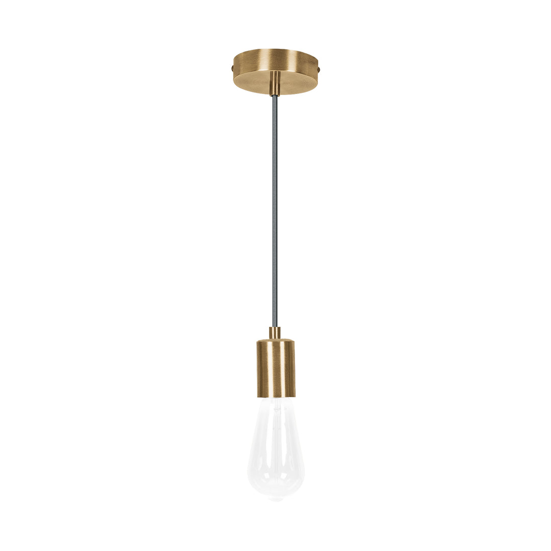 SOC-10HS Socket colgante metálico, hierro antiguo, VOLTECK
