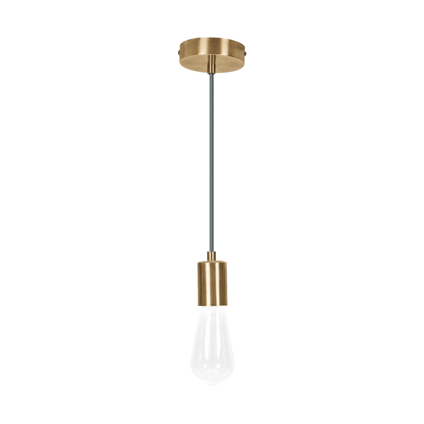 SOC-10HS Socket colgante metálico, hierro antiguo, VOLTECK