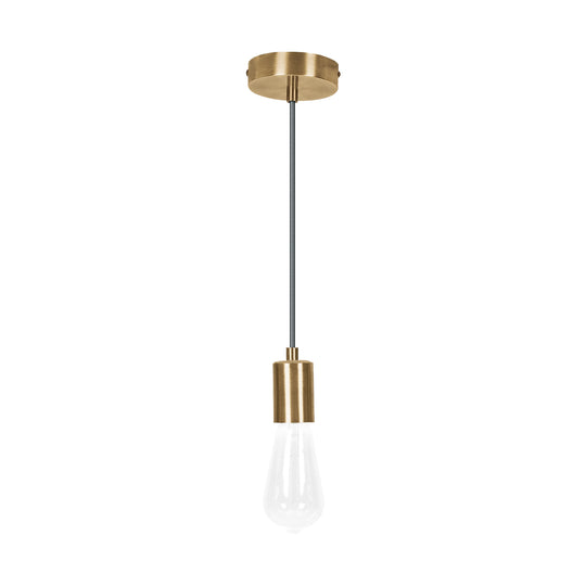 SOC-10HS Socket colgante metálico, hierro antiguo, VOLTECK